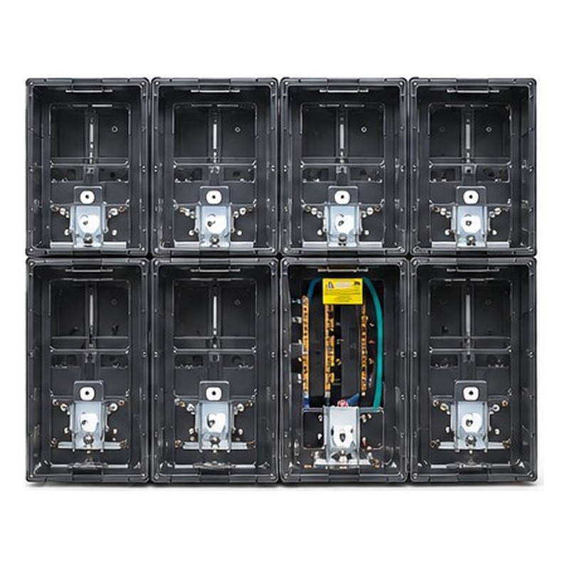 Caixa de luz para 8 medidores